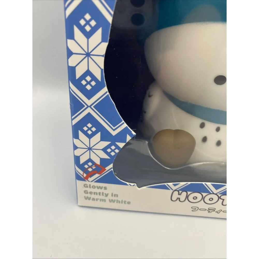 Mood‎ Light Hootie Snow Owl Kids Night Light Winter Warm White Light Batteries